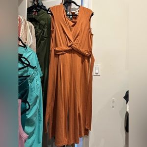 Burnt Orange Jumpsuit